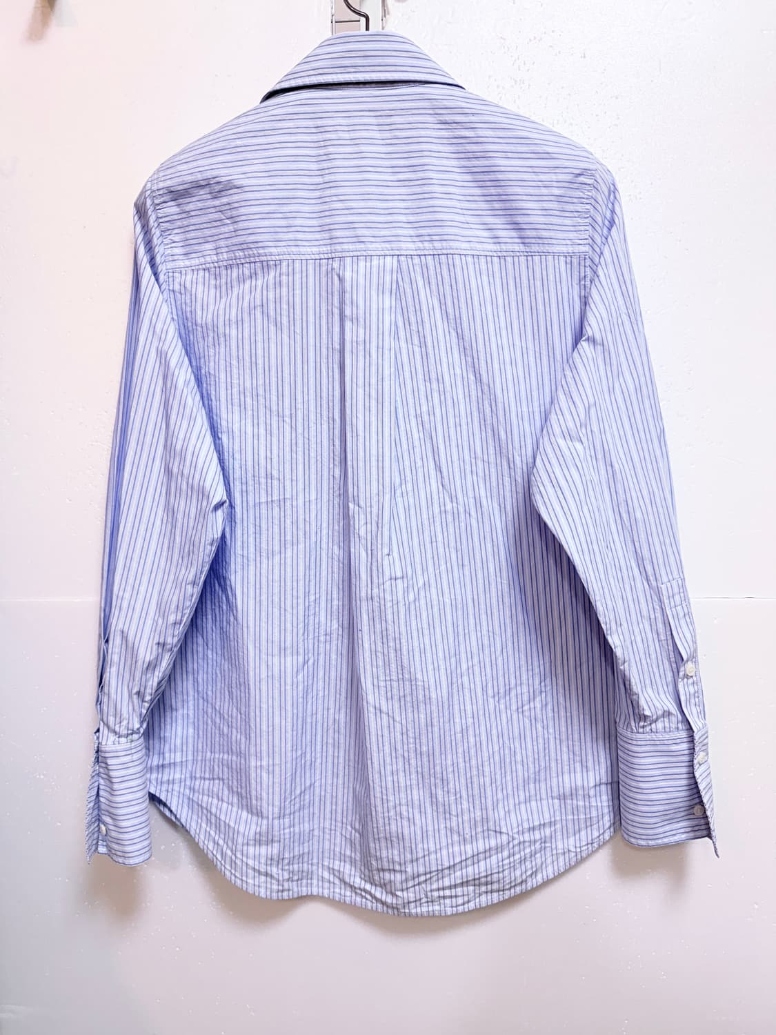 COS 코스 스트라이프 셔츠 블루 66-88 상품이미지4