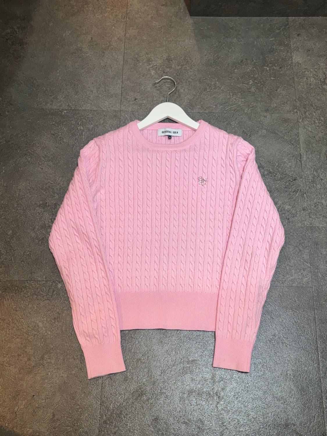 제너럴아이디어 여성 꽈배기 니트 스웨터 M 상품이미지2