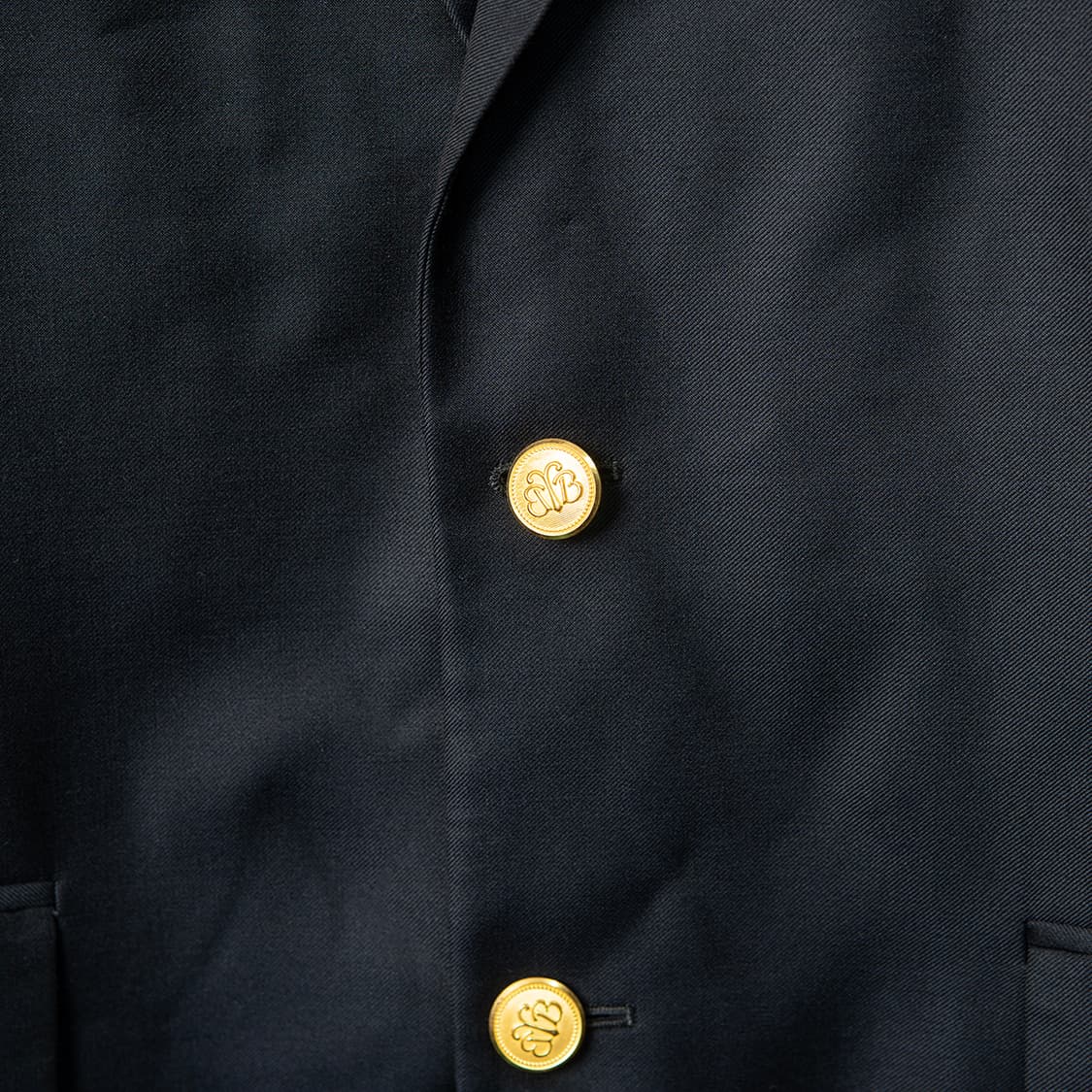 [40L] 브룩스브라더스 컨트리클럽 SAXXON 울 금장 블레이져 네이비 상품이미지2