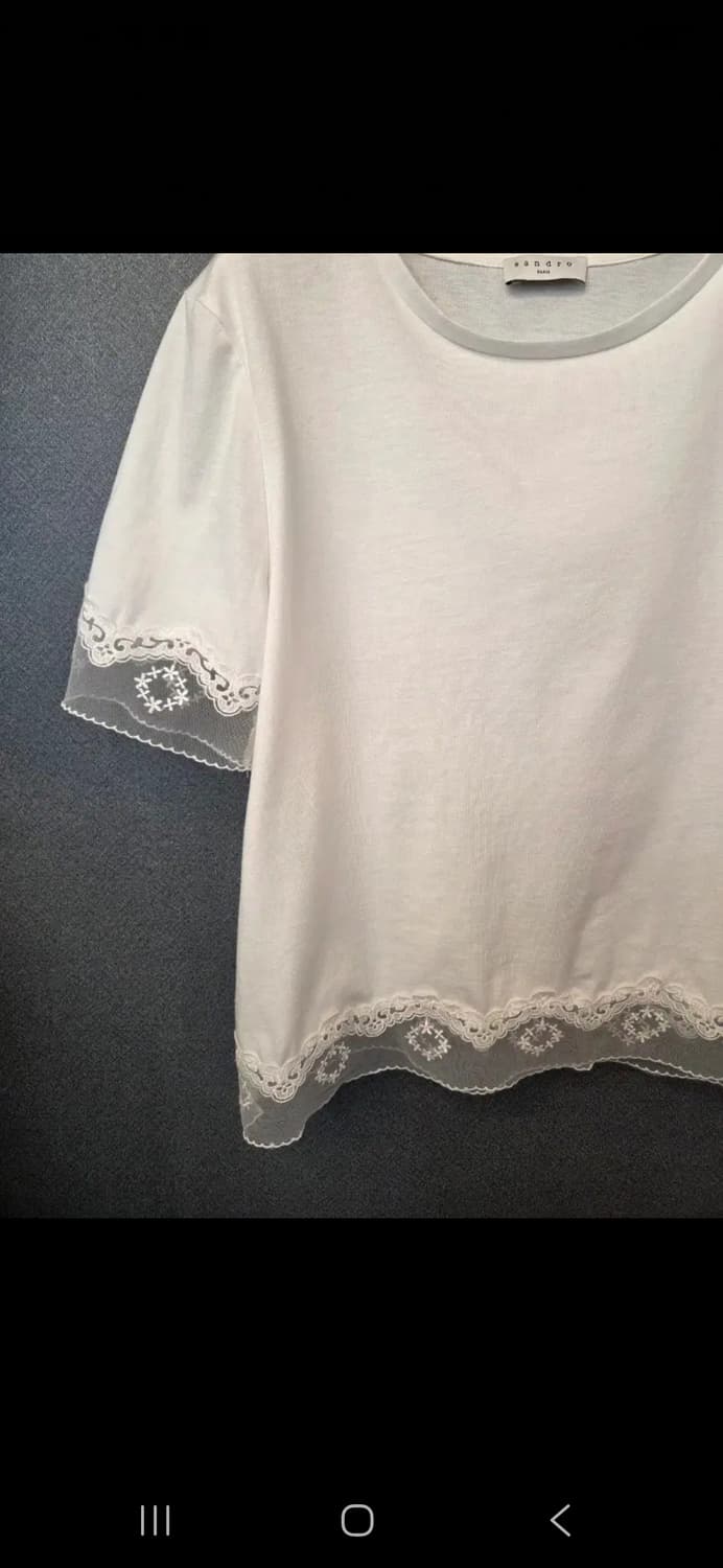 산드로 반팔티 (정품) 상품이미지4