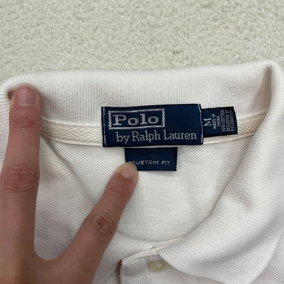 POLO RALPH LAUREN 픽포니 PK티 화이트 M 상품이미지5