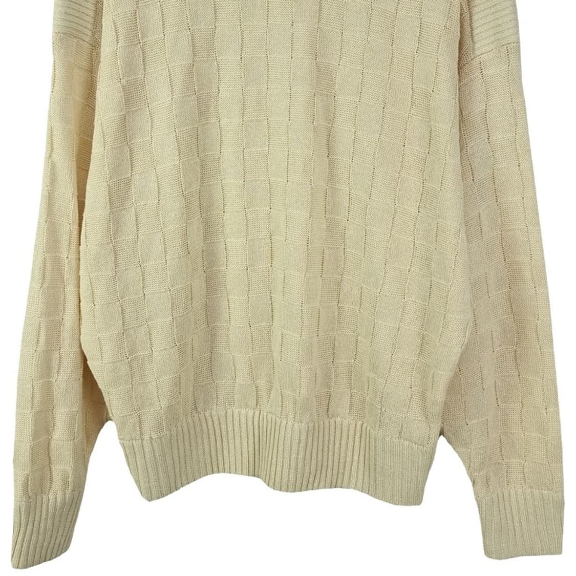 [오가프] 루즈핏 인트레치아토 니트 아이보리 M18600 상품이미지5