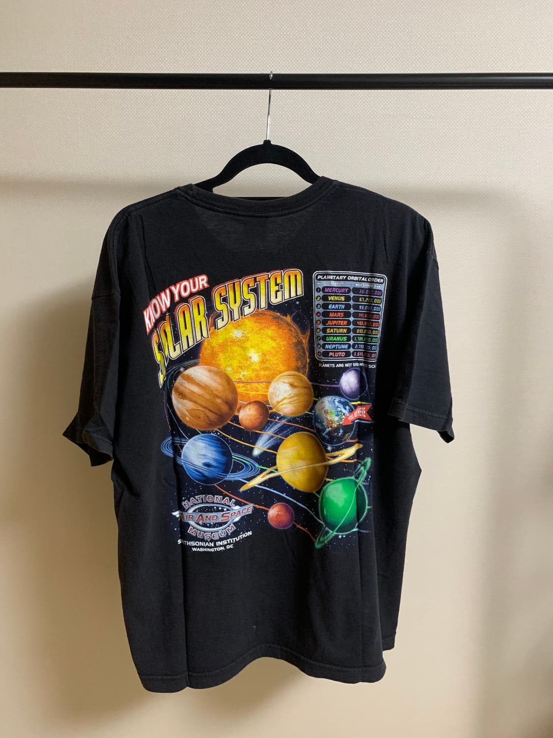 빈티지 8-90s USA 뮤지엄 블랙 반팔 티셔츠 상품이미지2