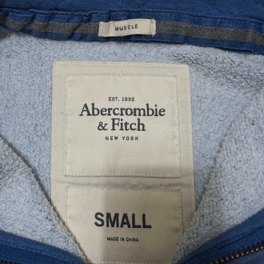 아베크롬비 앤 피치 A&F 1892 빈티지 후드집업 S(90) 상품이미지4