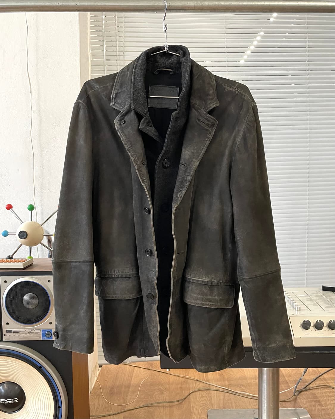[L] AllSaints 올세인츠 도킹 레더 테일러드 자켓 상품이미지3