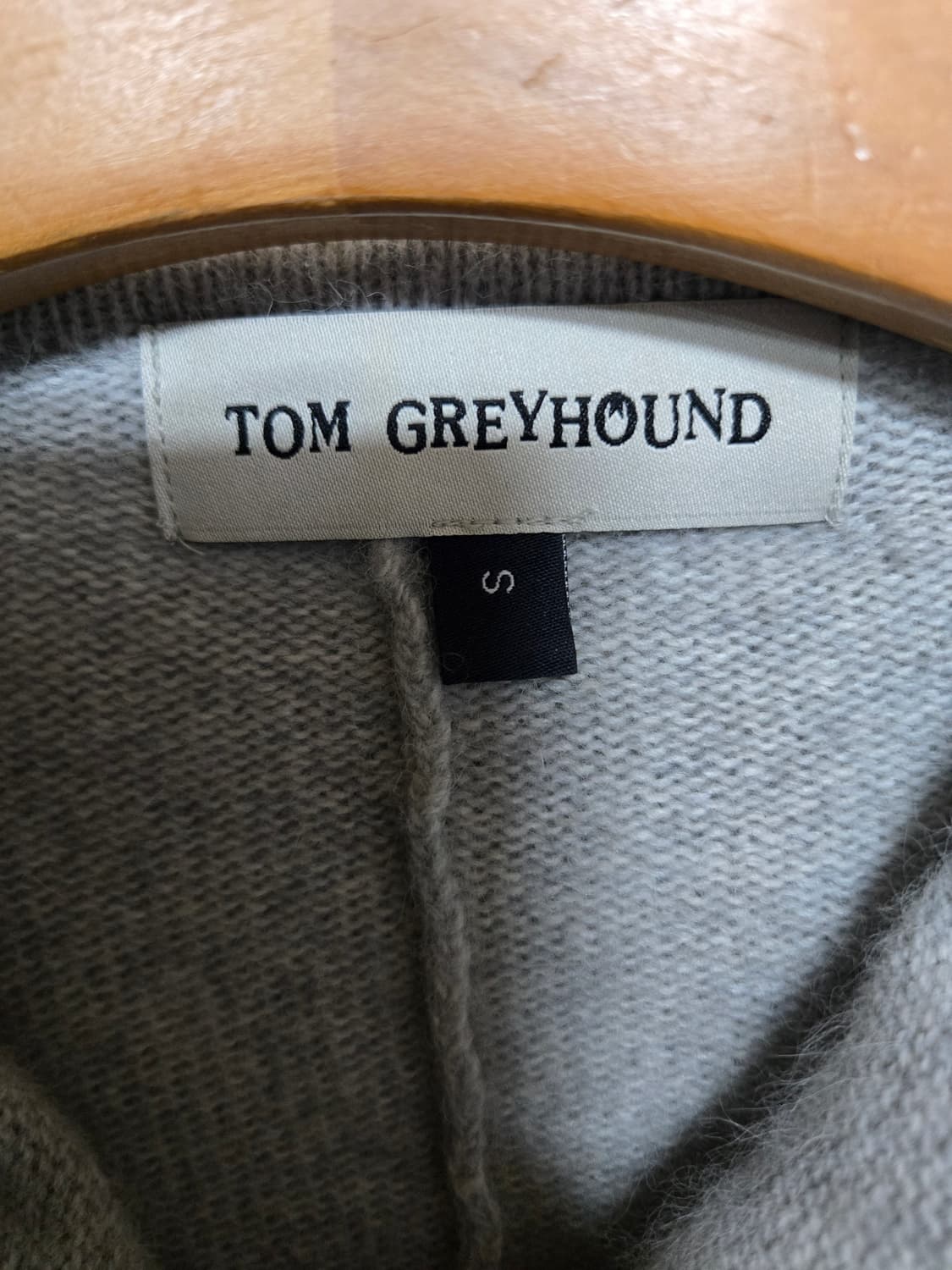 한섬  톰 그레이하운드 캐시미어 후드 판초 S 90 상품이미지6