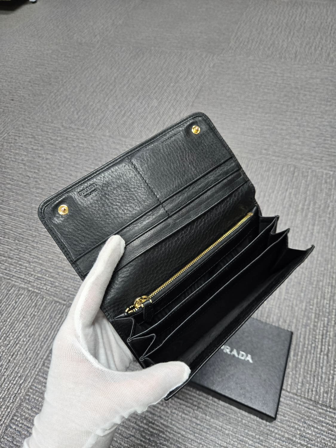 [특가][정품] 프라다 사피아노 가죽 장지갑 상품이미지5