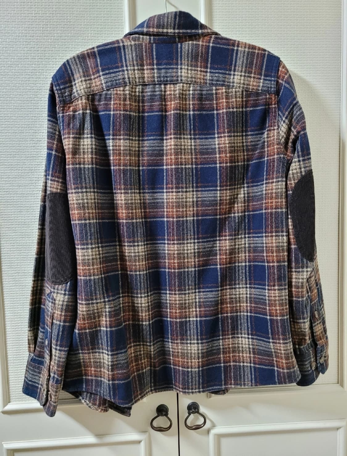 ABECROMBIE 아베크롬비 고급 소재 기모 체크 셔츠 상품이미지2