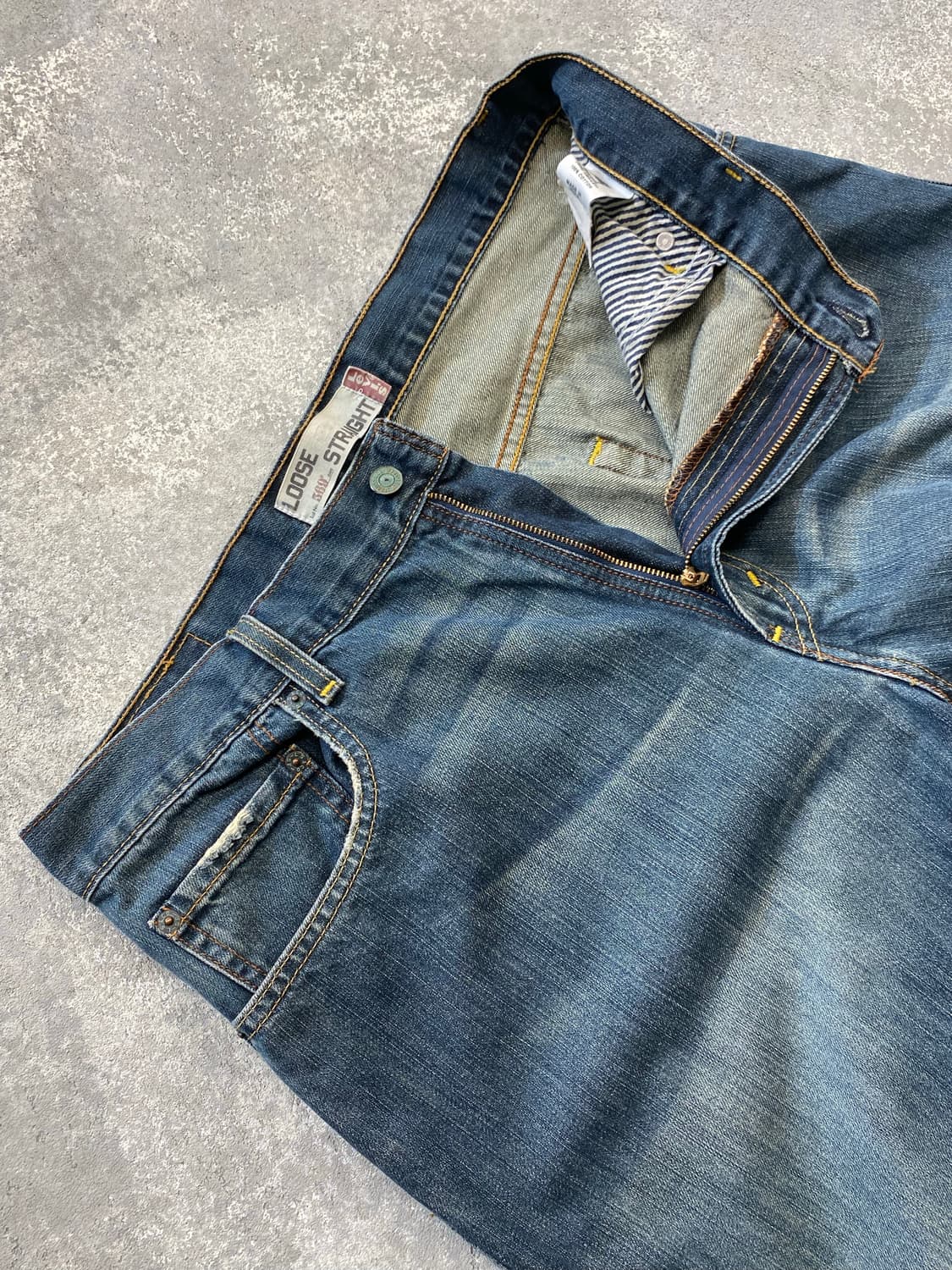 [36] 00s Levi's 569 리바이스 루즈핏 데님팬츠 상품이미지4
