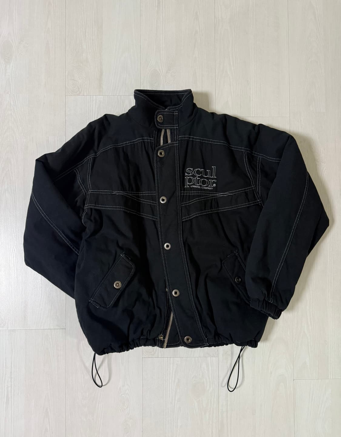 스컬프터 누빔 집업 자켓 상품이미지1