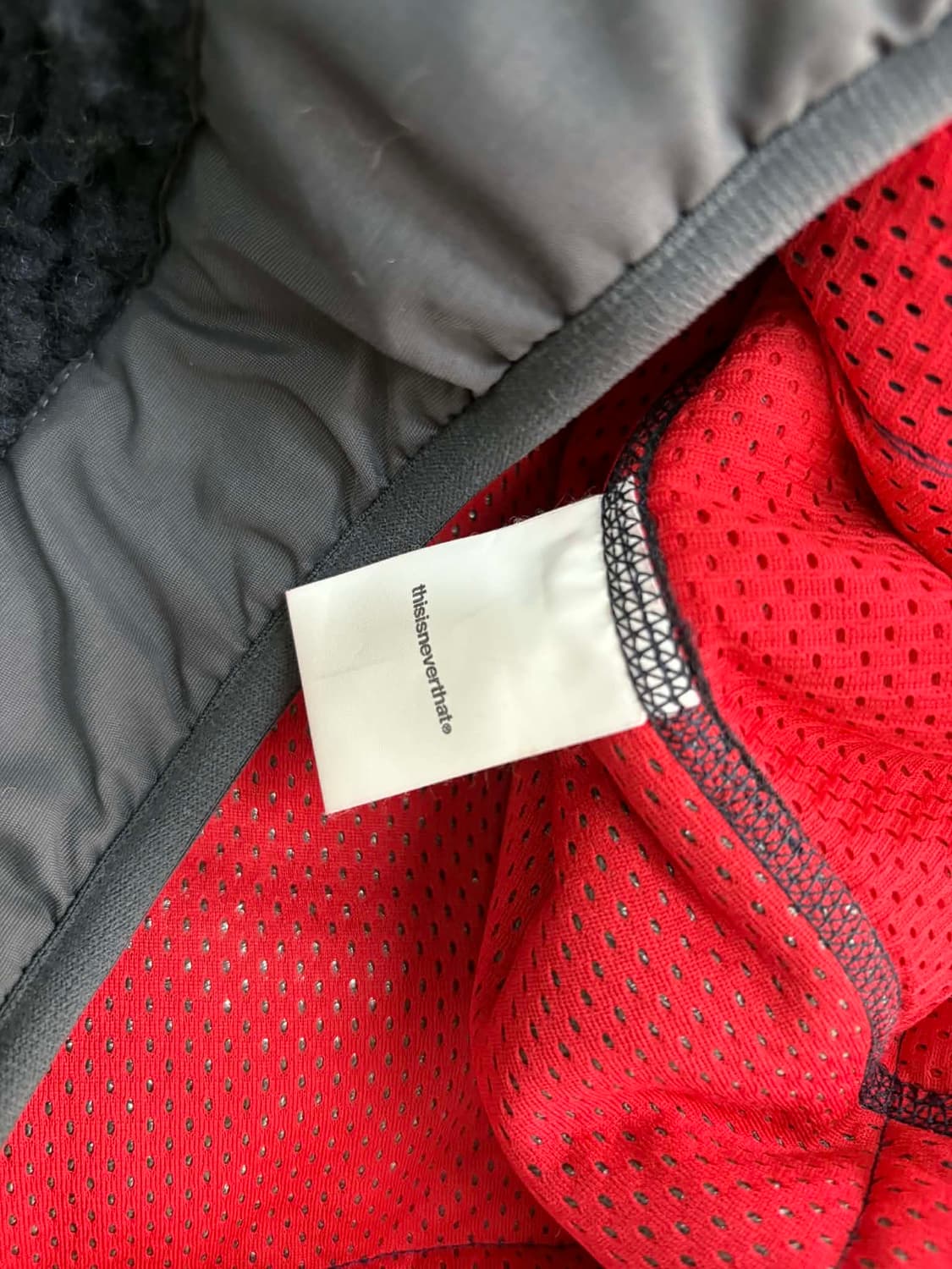 [L] 디스이즈네버뎃 보아 플리스 후드 자켓 후리스 상품이미지4