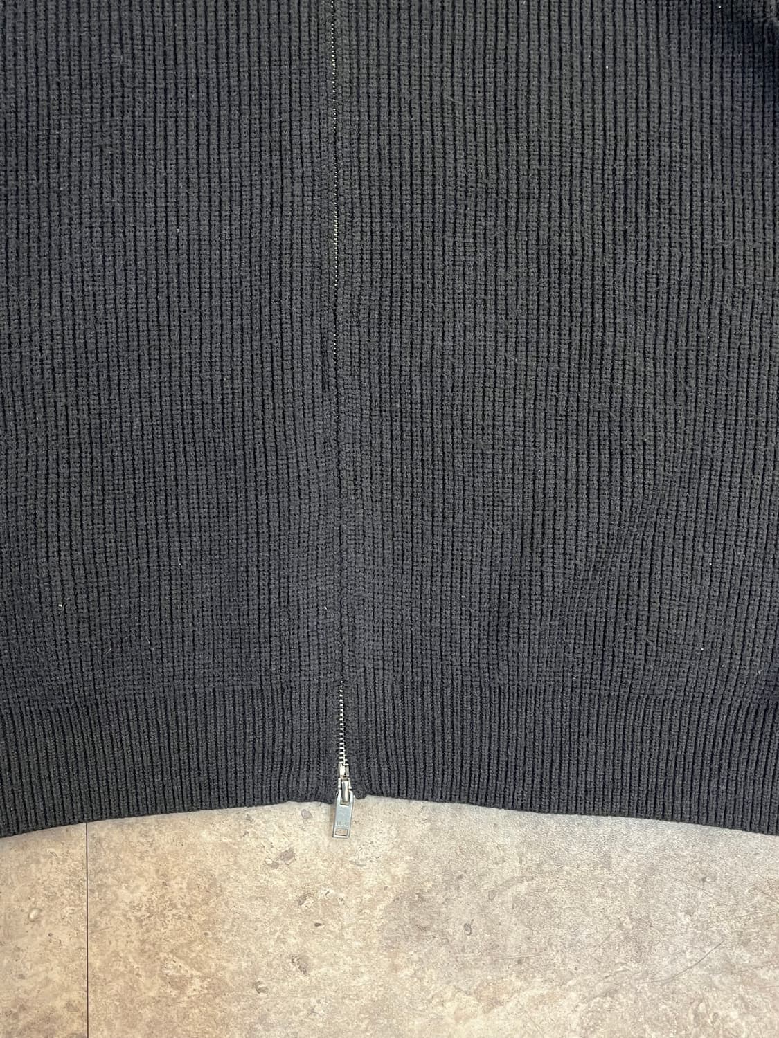 수아레 니트 카라 투웨이 집업 차콜 #csz3552 상품이미지5