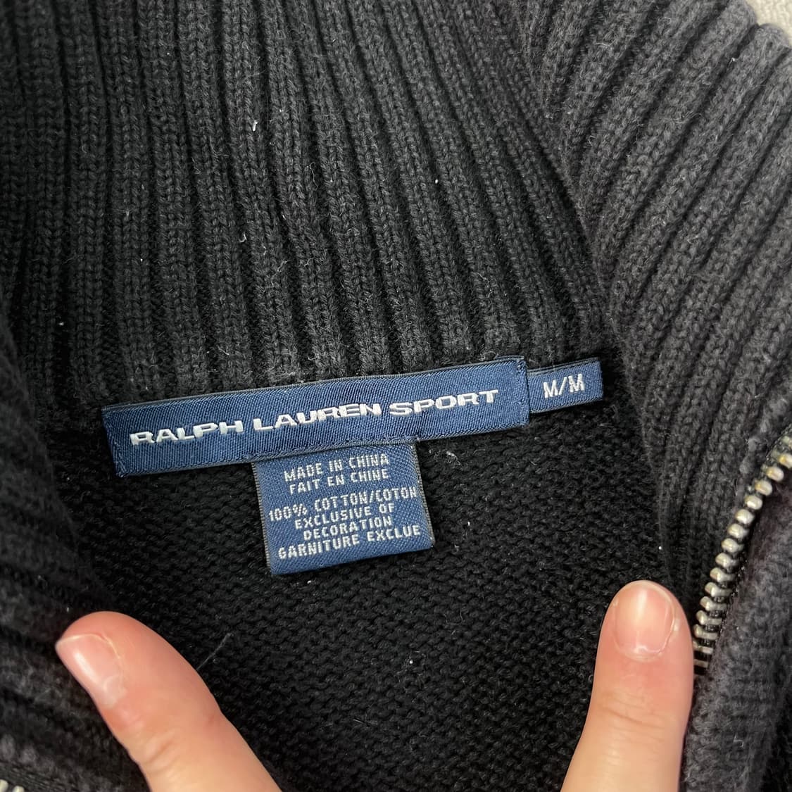 95 폴로랄프로렌 스포츠 스몰포니 니트집업 상품이미지3