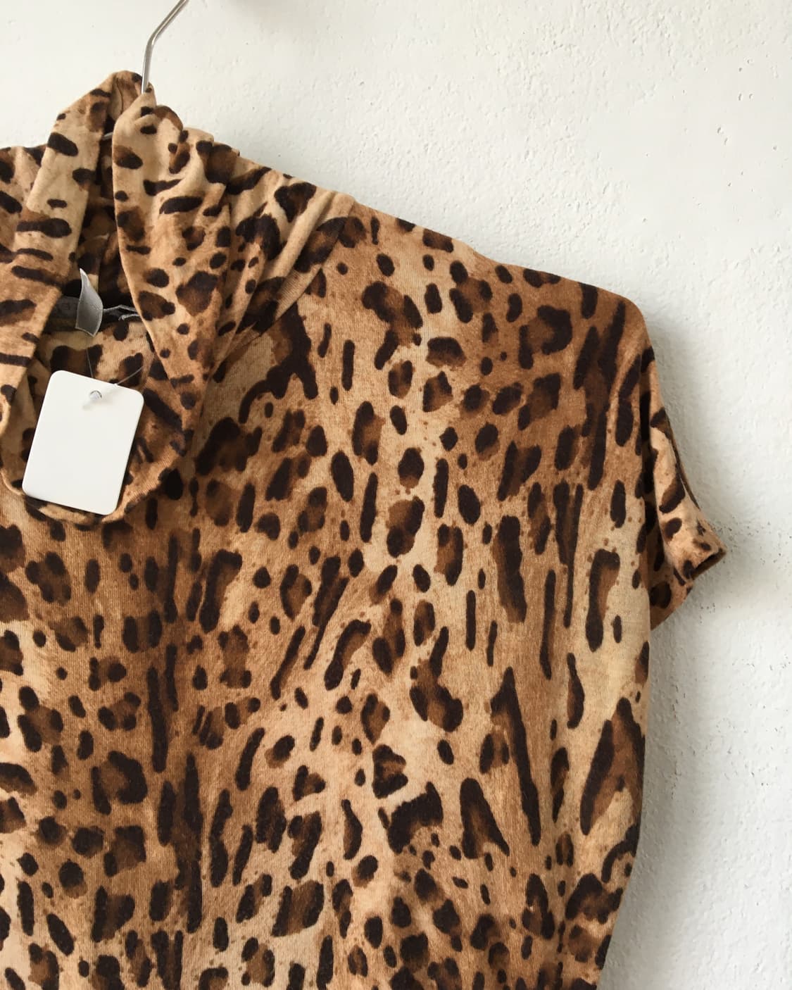 Max & co Leopard pattern high neck top 상품이미지4