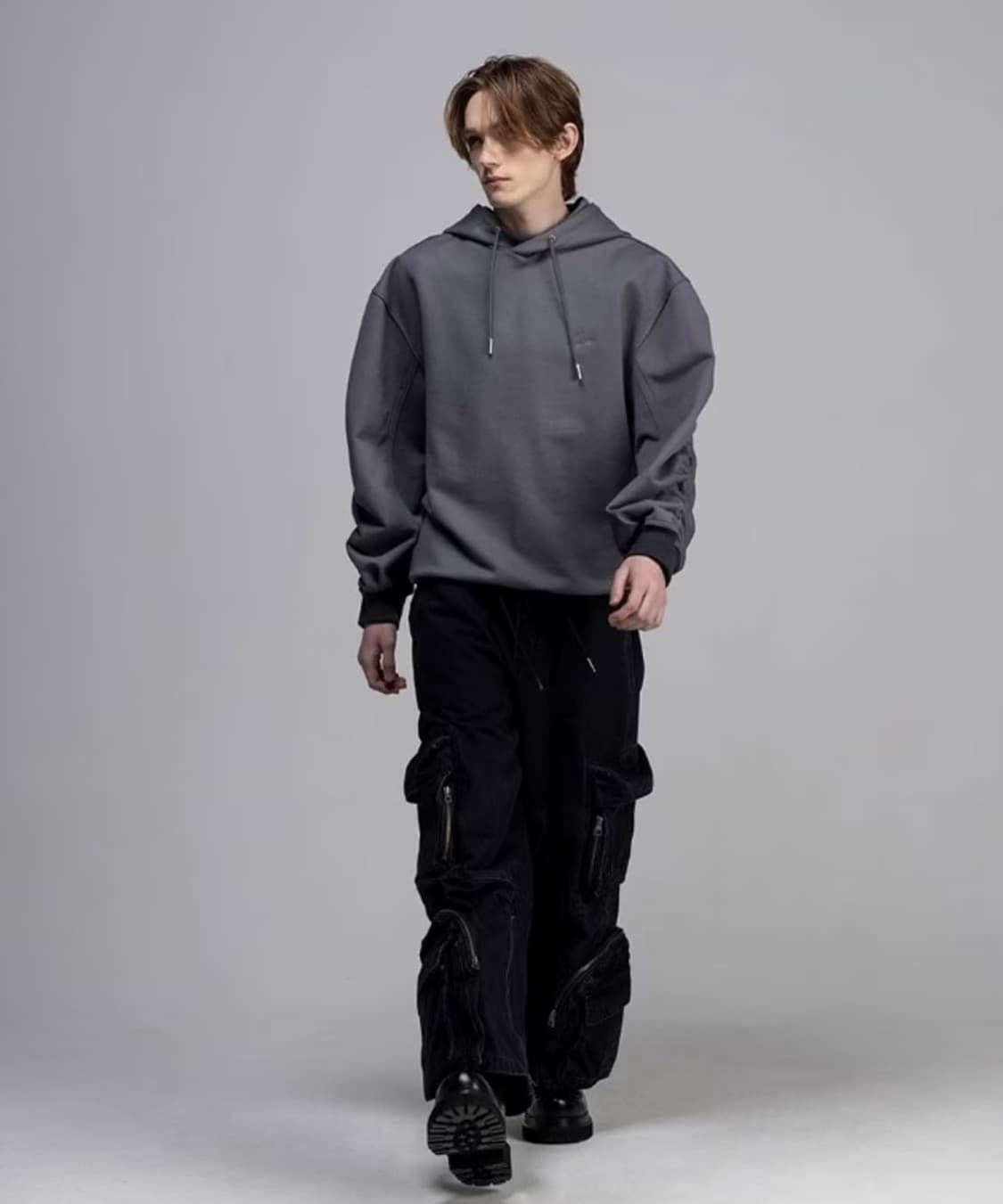 송지오옴므 셔링 후드 상품이미지3