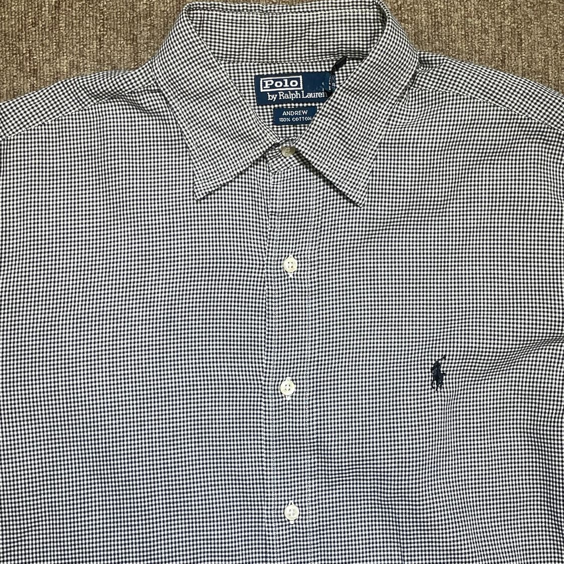 (16 1/2) POLO 폴로 랄프로렌 체크 셔츠 상품이미지4