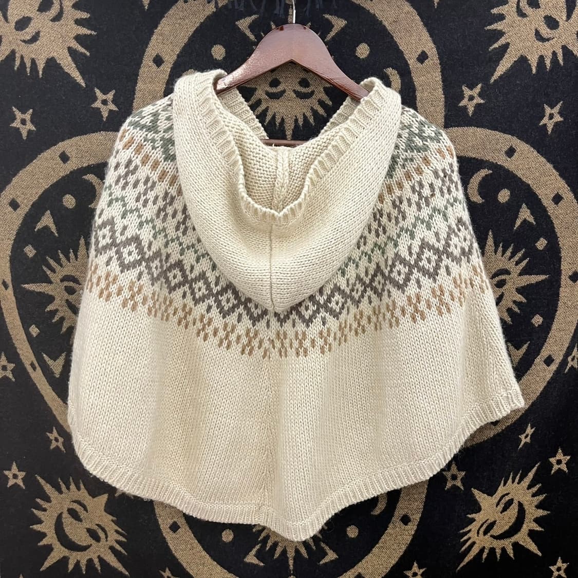 빈티지 라떼 모리 하구미 떡볶이 후드 망토 케이프 K0085 상품이미지5