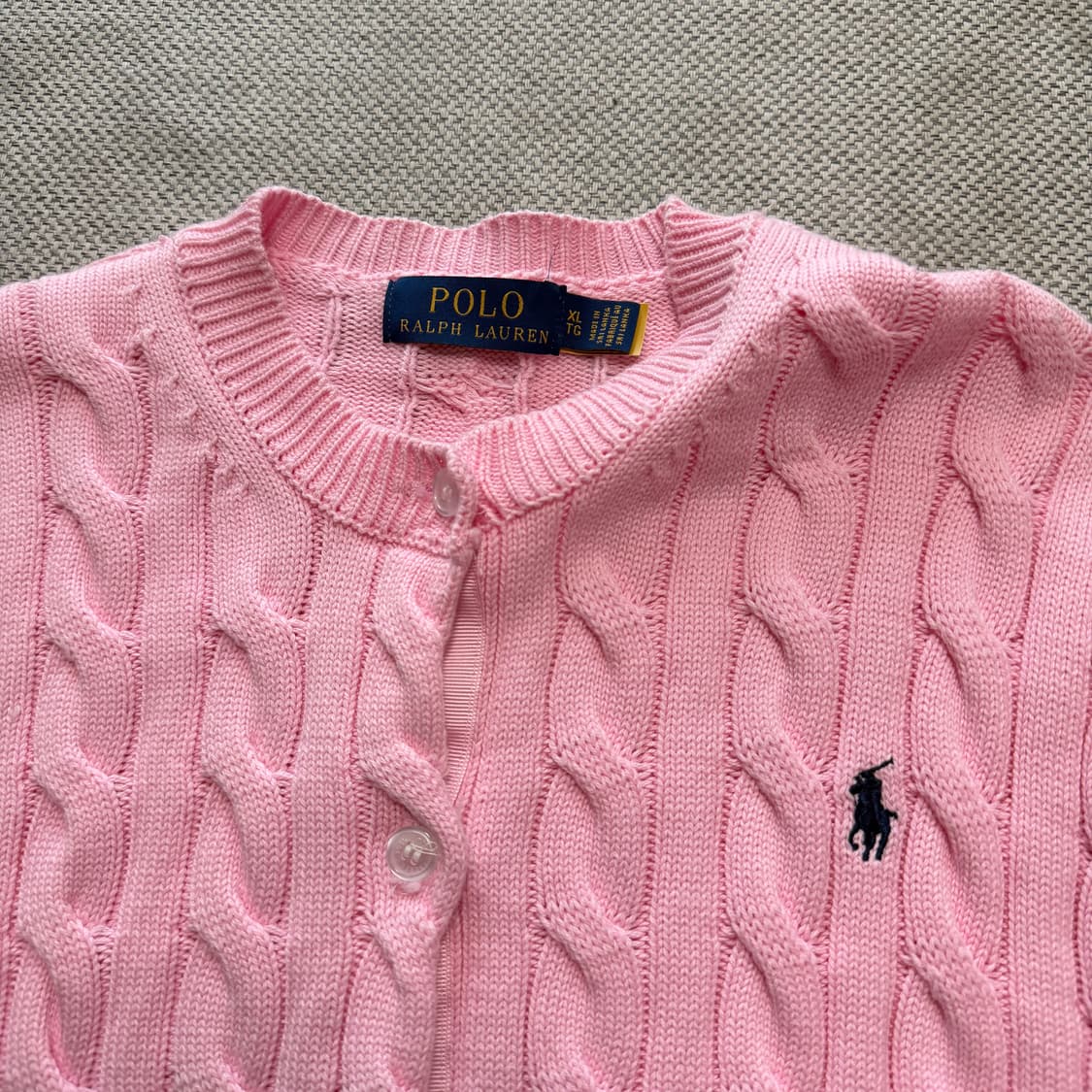 폴로 랄프로렌 우먼스 케이블 니트 가디건 상품이미지2