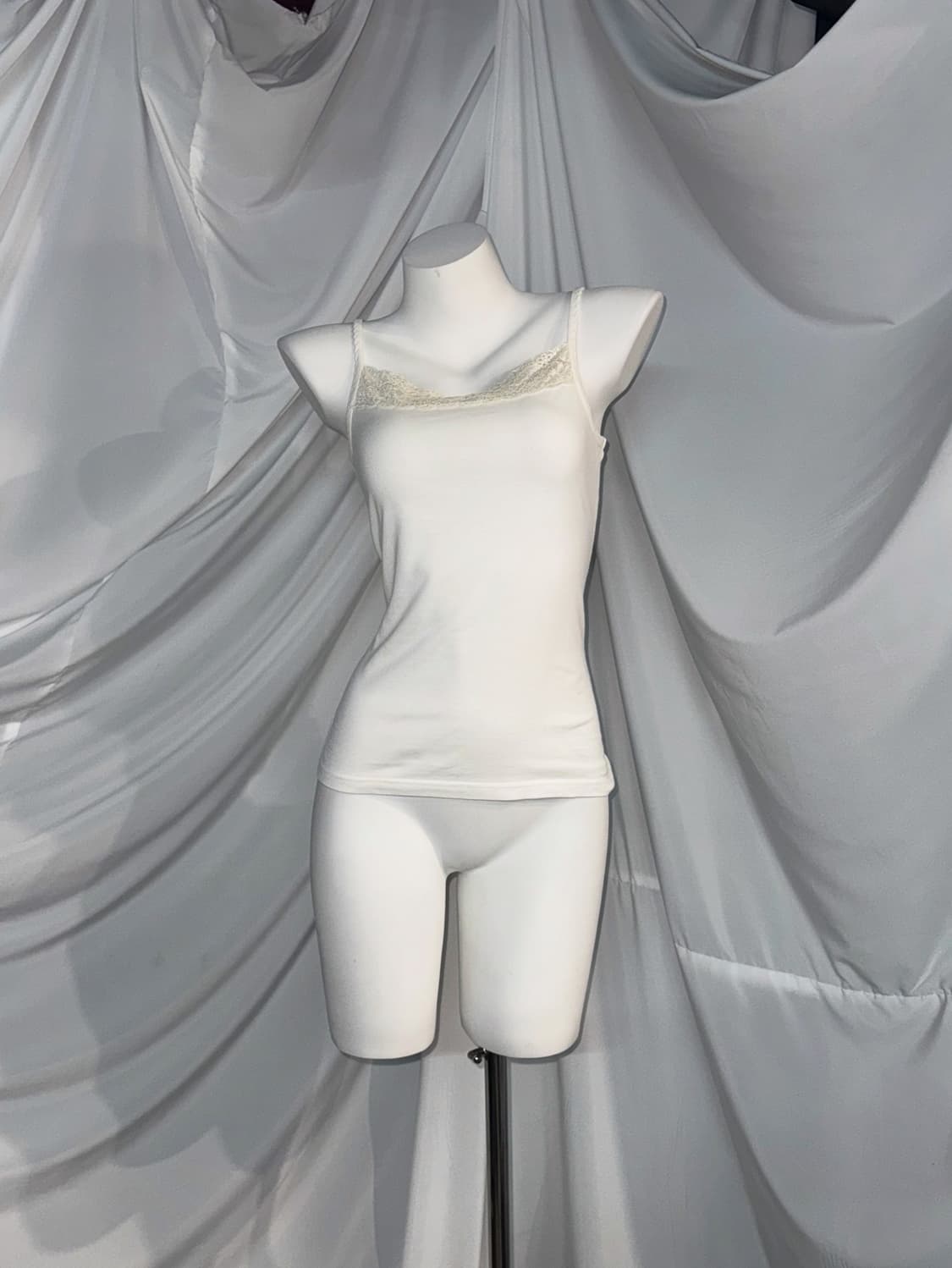 캐캐체 화이트세라깔 레이스 코르셋 화이트 페어리 코디세트 상품이미지2