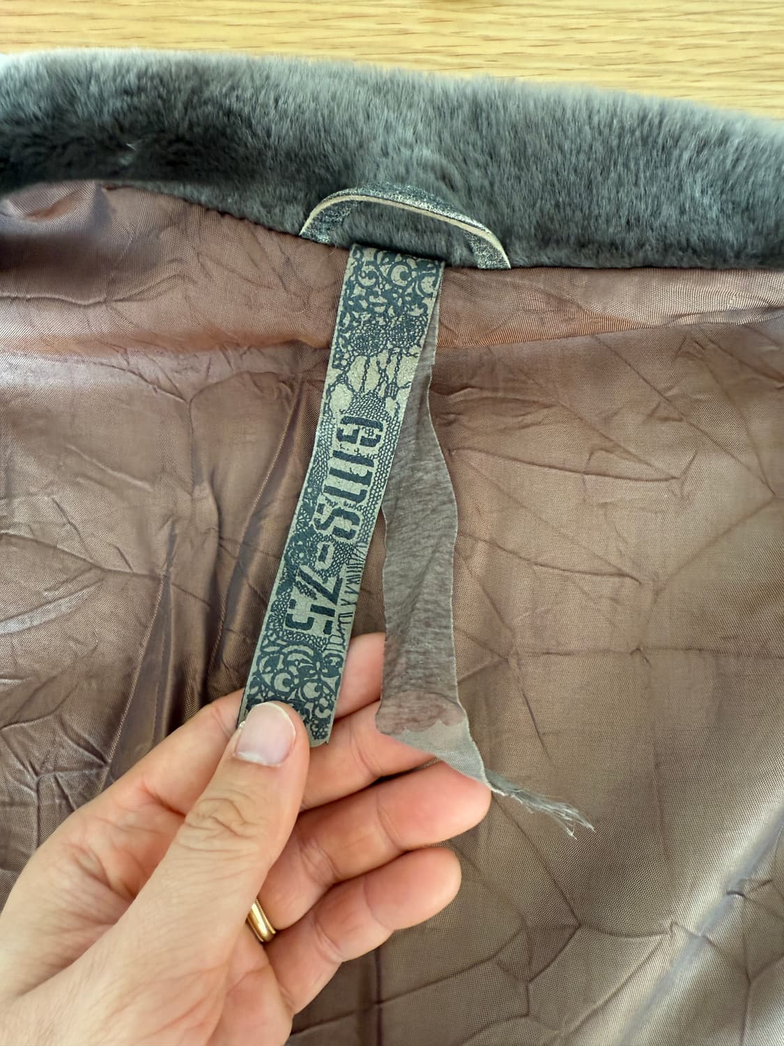 GMS-75 리얼 무스탕 레더 하이집업 자켓(LAMPO ZIP) 상품이미지10