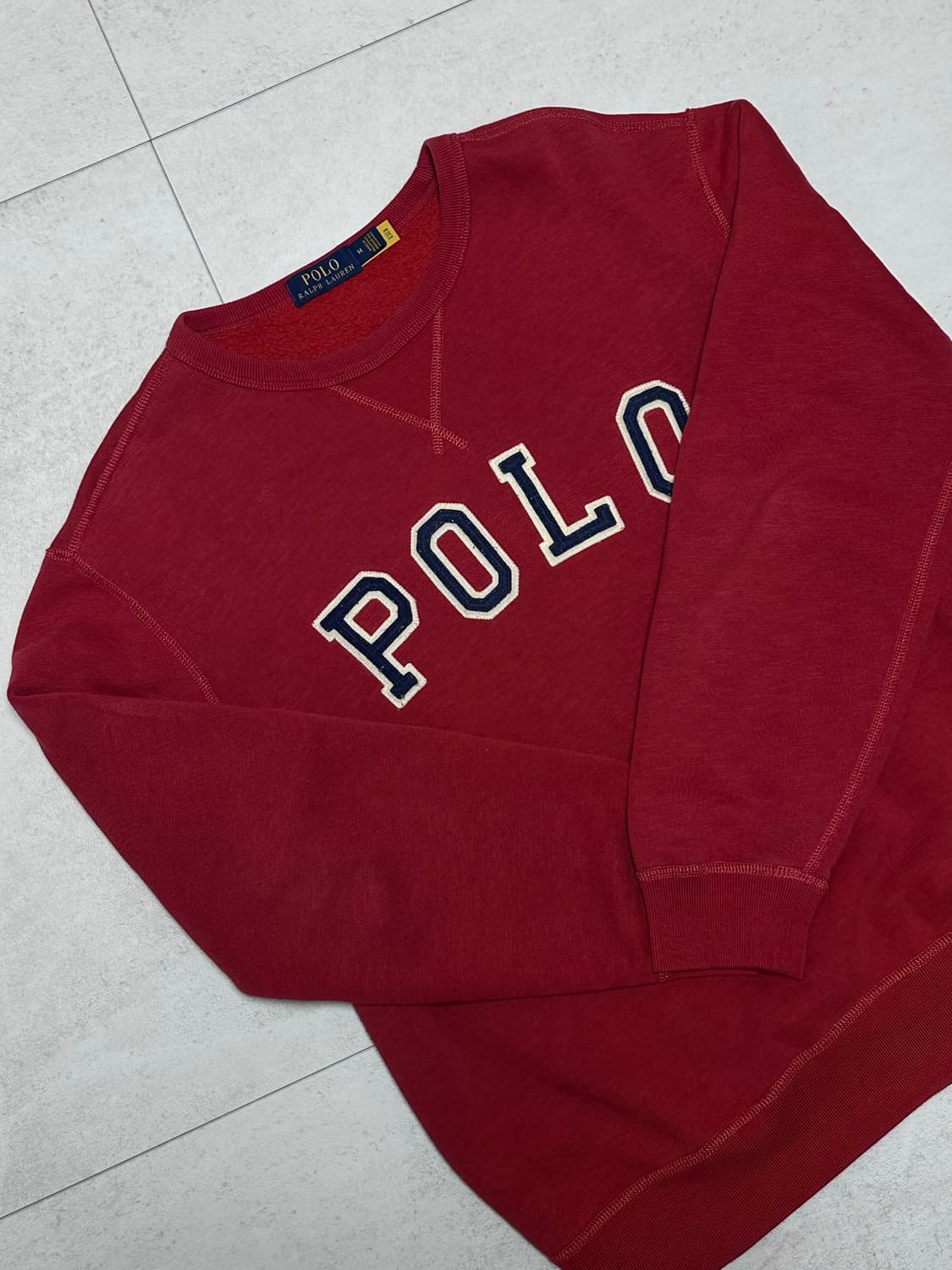 폴로 로고 맨투맨 상품이미지2