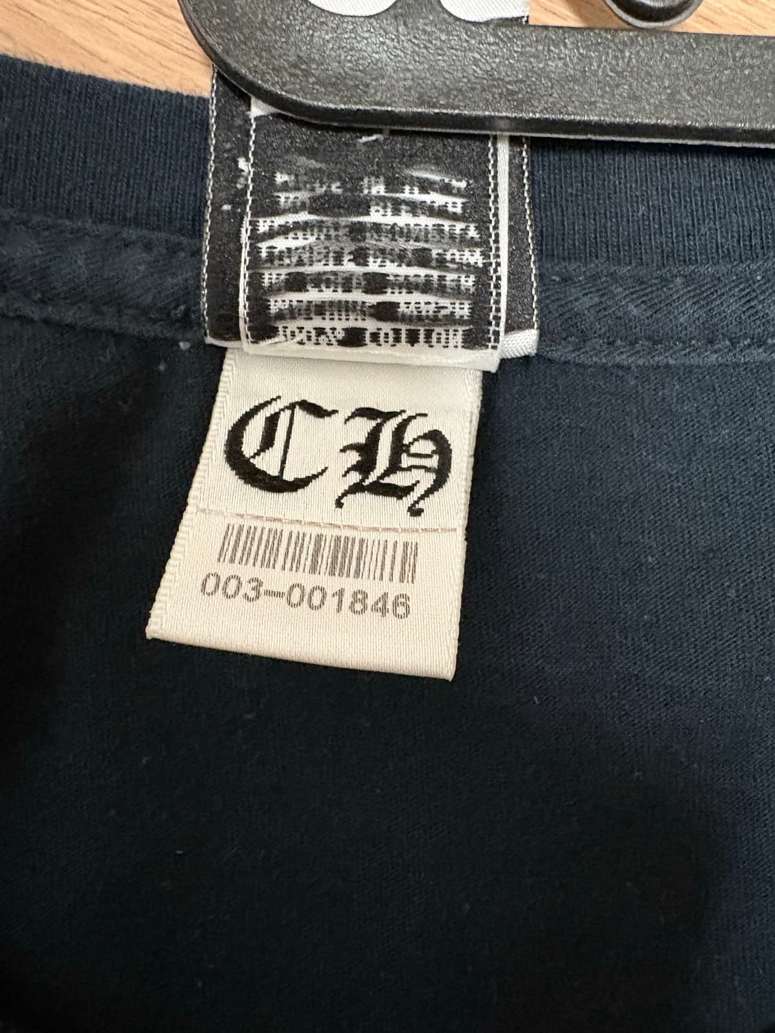 크롬하츠 x 베이프 베이비마일로 반팔티 블랙 s 상품이미지8