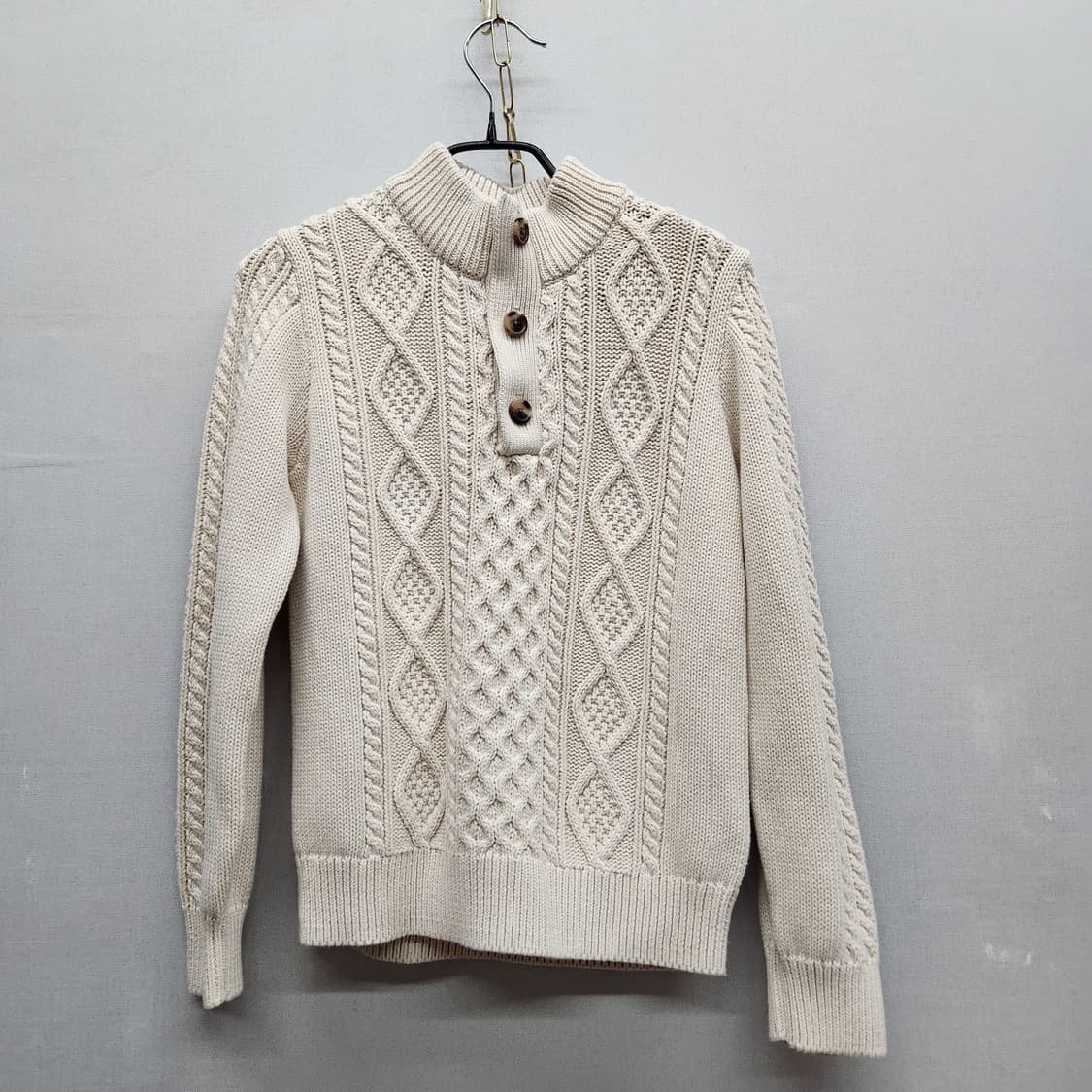 GAP 갭 코튼 케이블 니트 S 상품이미지1