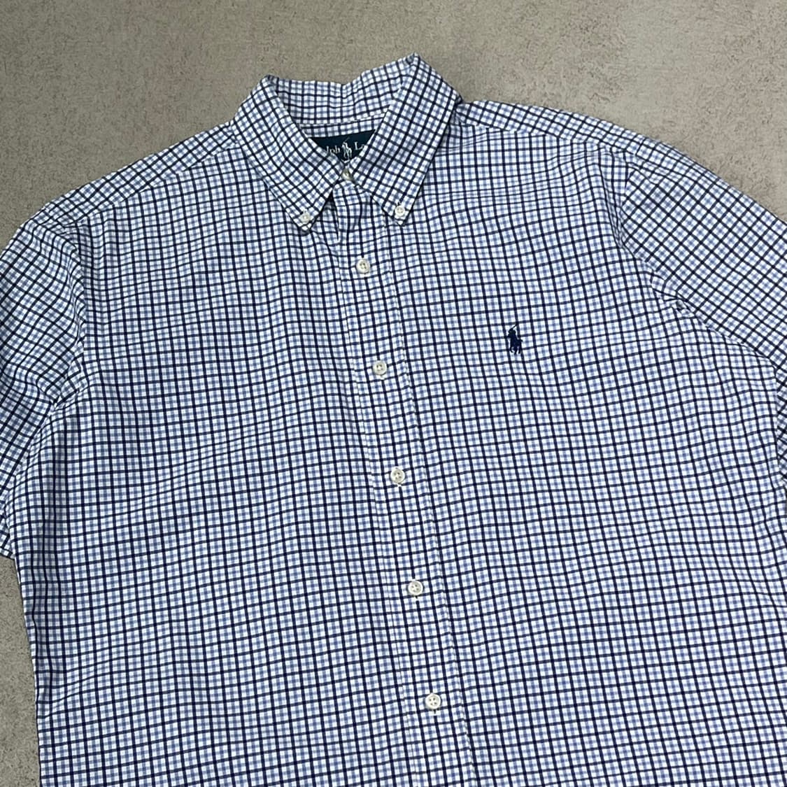 폴로 랄프로렌 체크 하프셔츠 s10708 상품이미지3