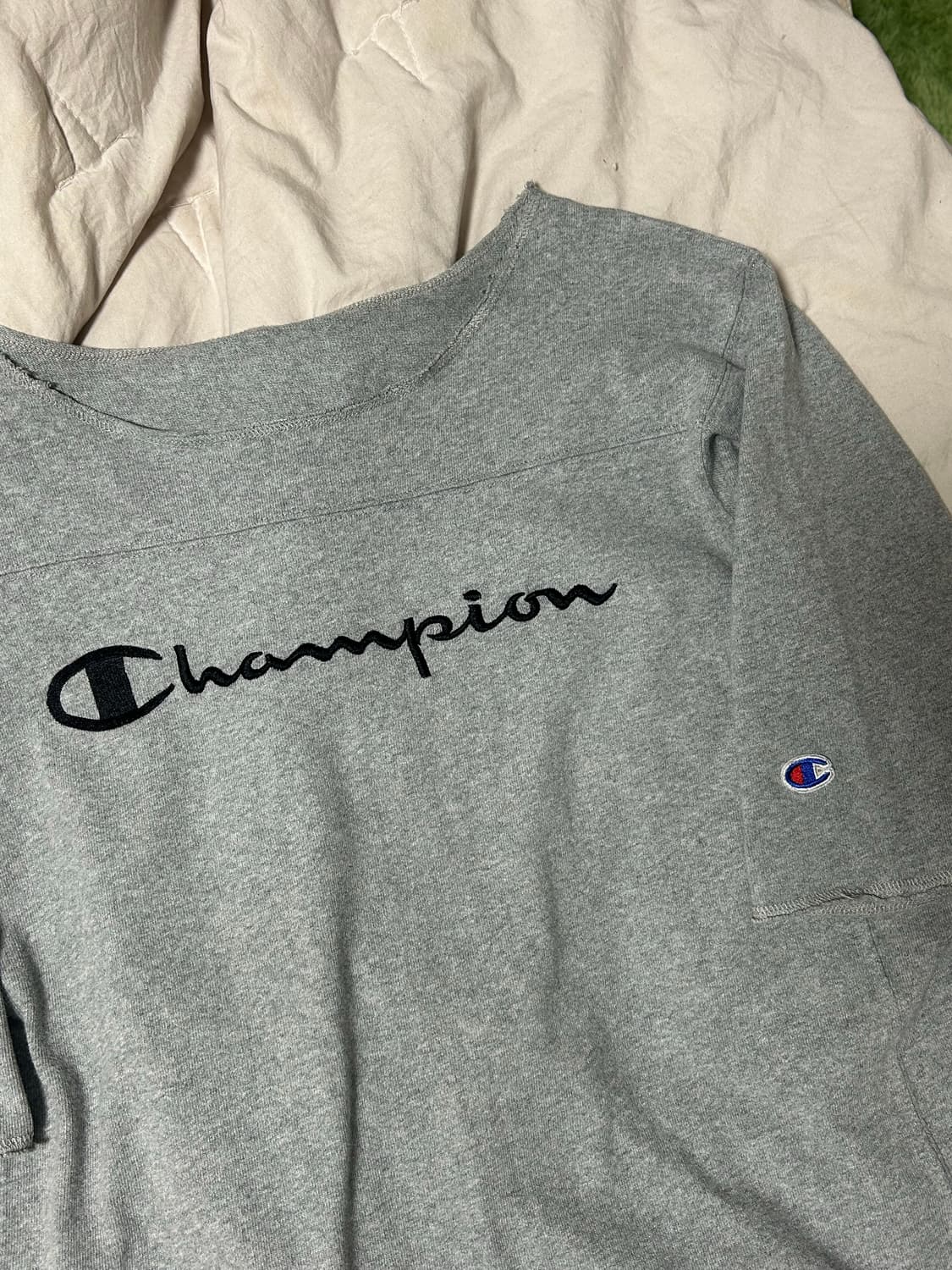 챔피온 원숄더 롱티 원피스 상품이미지4