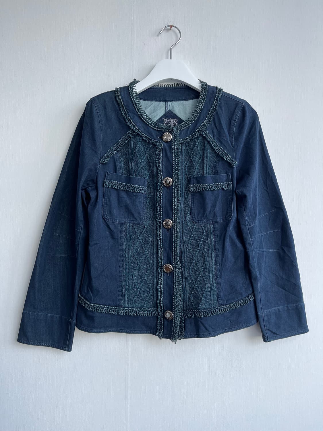 KAORYINU 데님 패치 자켓 상품이미지4