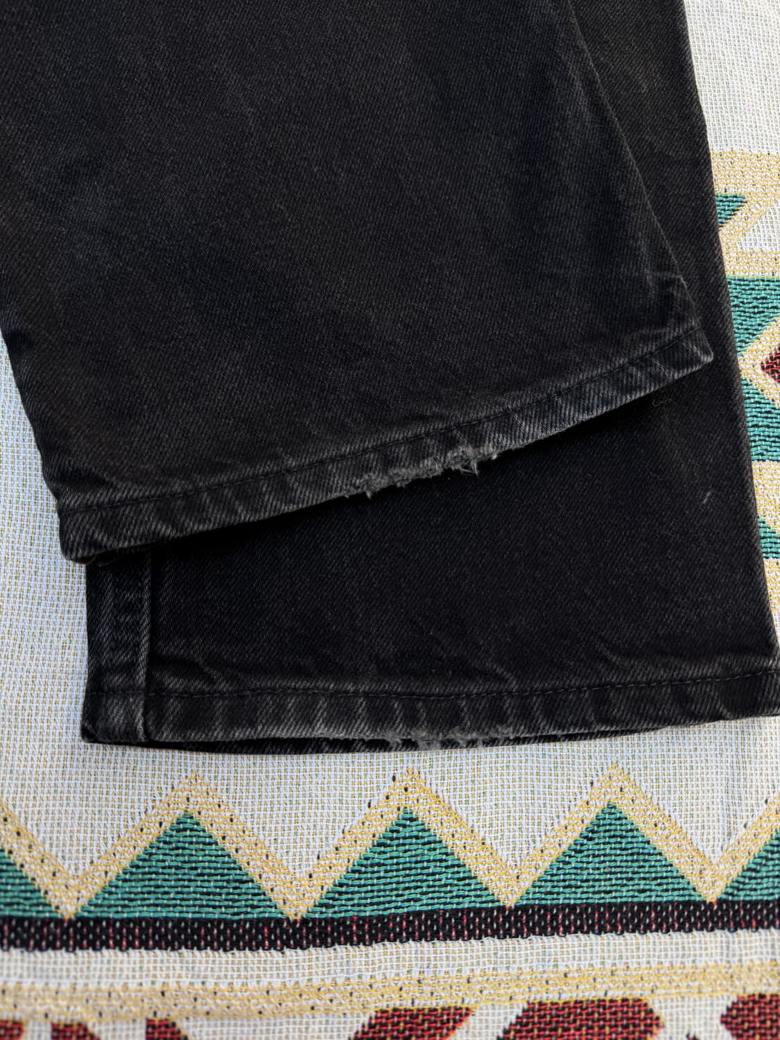 리바이스 505 흑청 36/30 지퍼플라이 상품이미지6