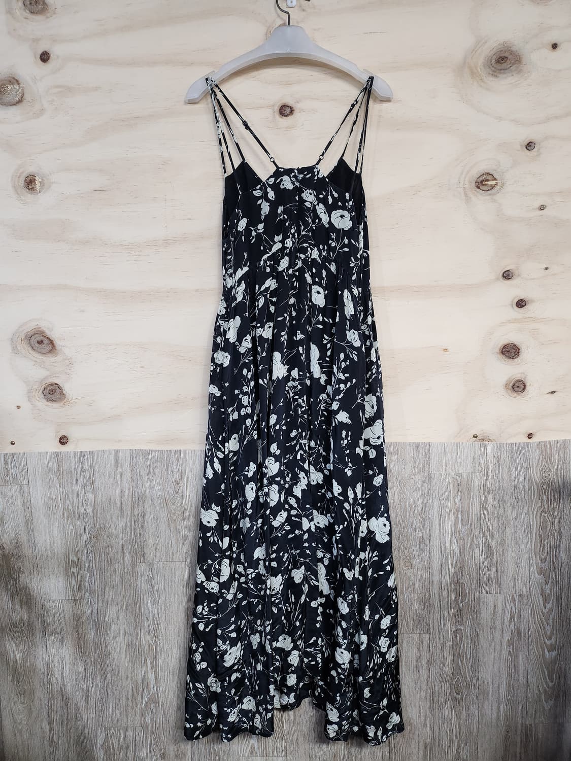 569) 플라워 패턴 롱 슬립 원피스 상품이미지2