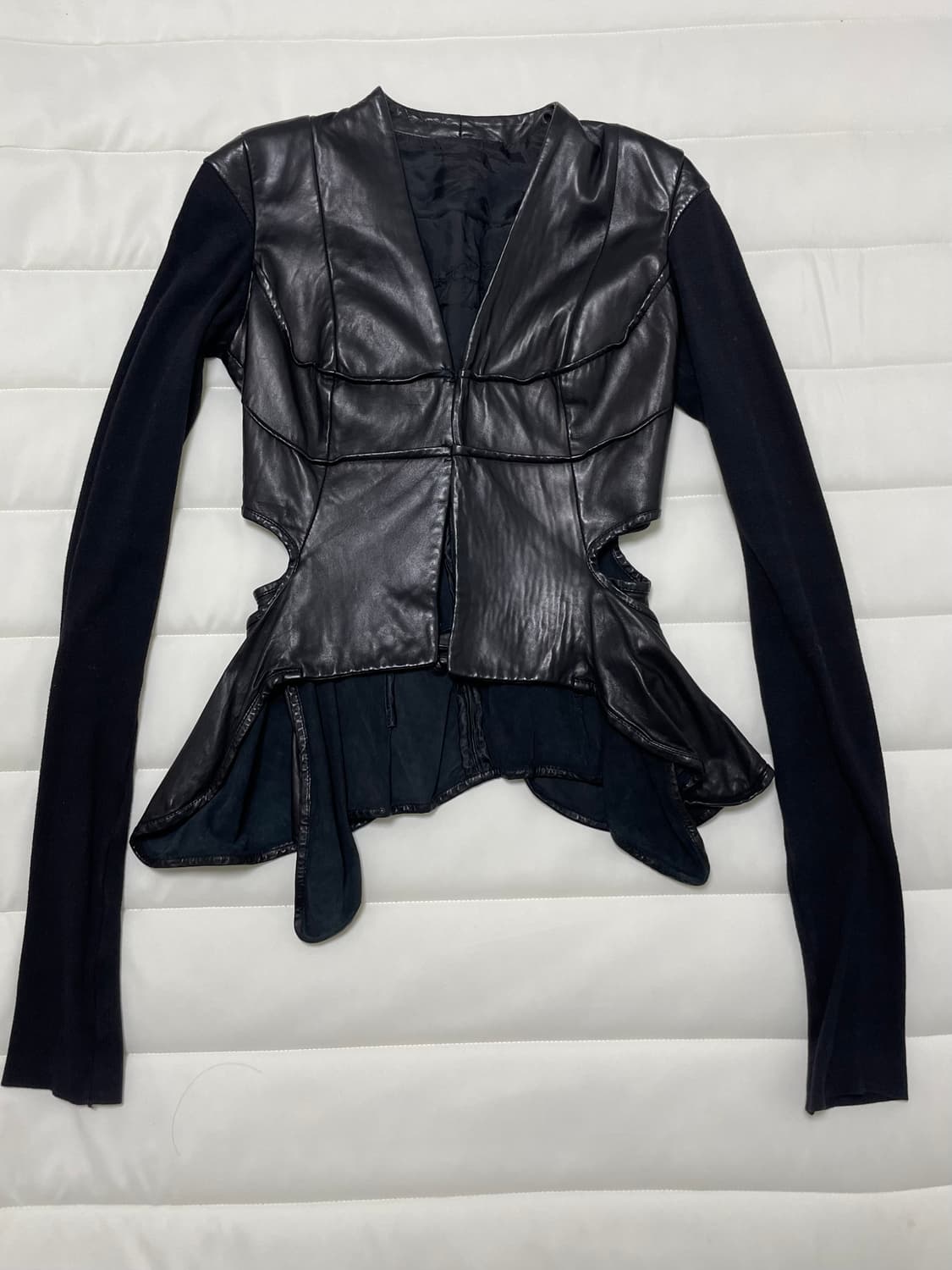 릭오웬스 aw05 “moog” 레더자켓 상품이미지1