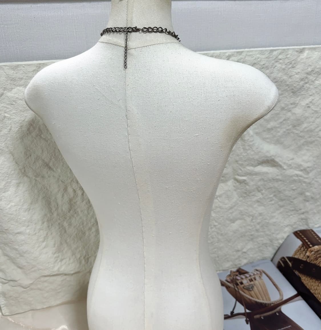 빈티지 고딕 레이어드 메탈링 목걸이 상품이미지3