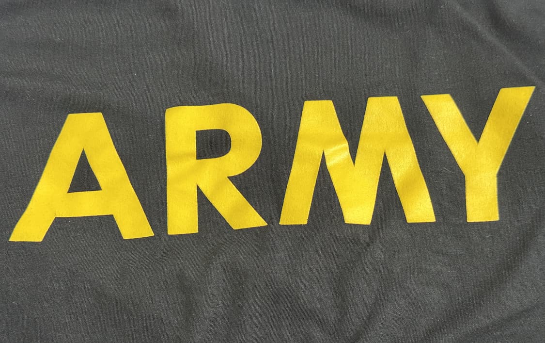 미육군 APFU 체육복 트레이닝복 긴팔 티셔츠 (M) (3) 상품이미지5