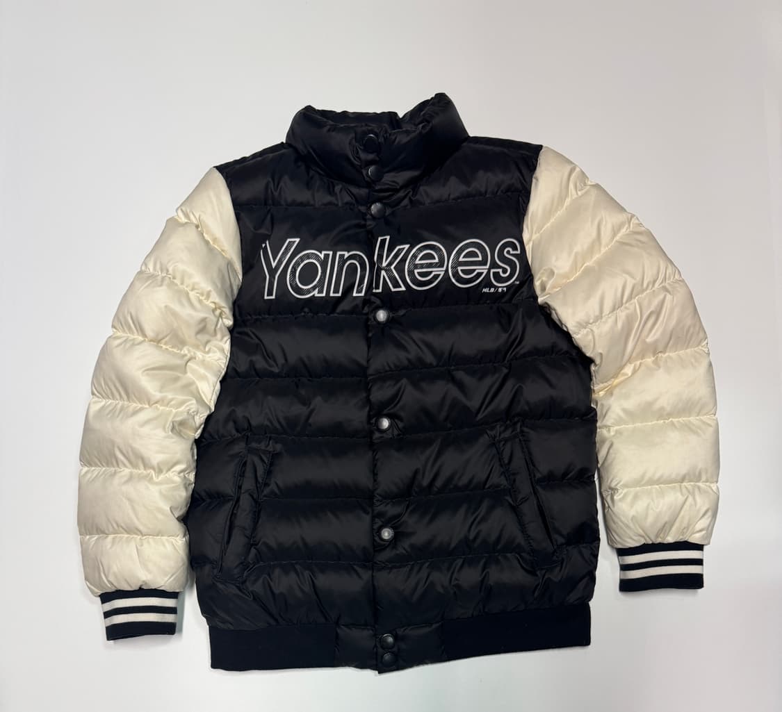 여성 키즈 MLB 양키스 구스다운 패딩 자켓 155 상품이미지1