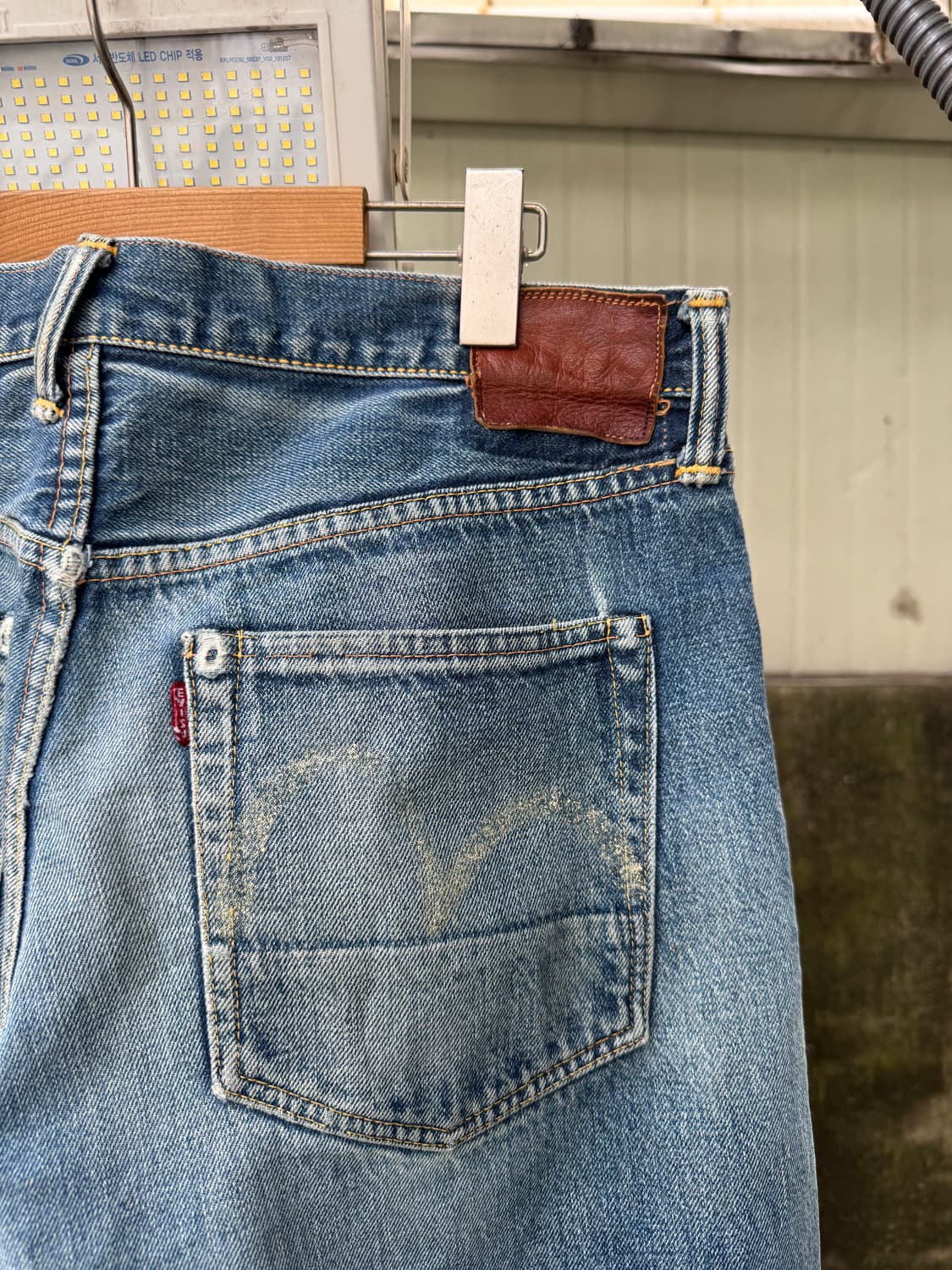 에비수 셀비지 데님 팬츠 상품이미지7