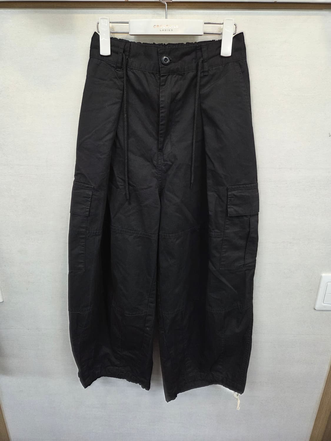 일본빈티지 심플 여성 핀턱 카고 벌룬팬츠 m 상품이미지1