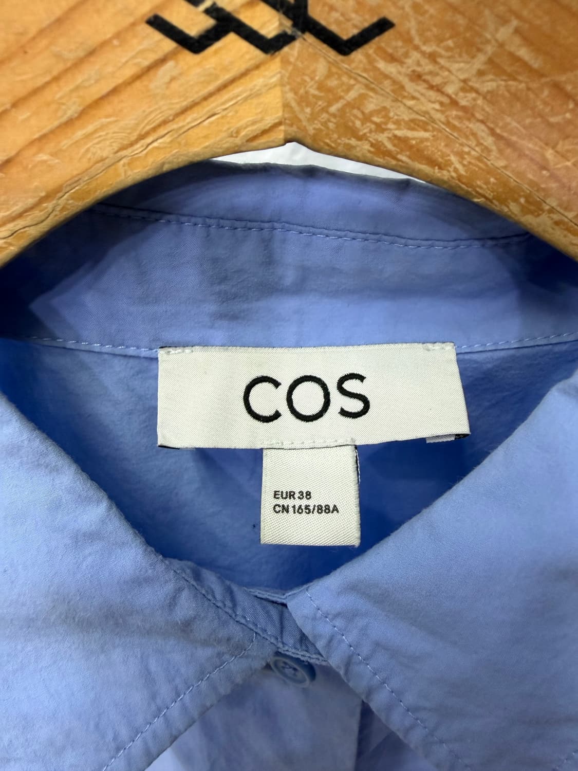 정품) COS 코스 신형 오버핏 블루 셔츠 38 상품이미지6