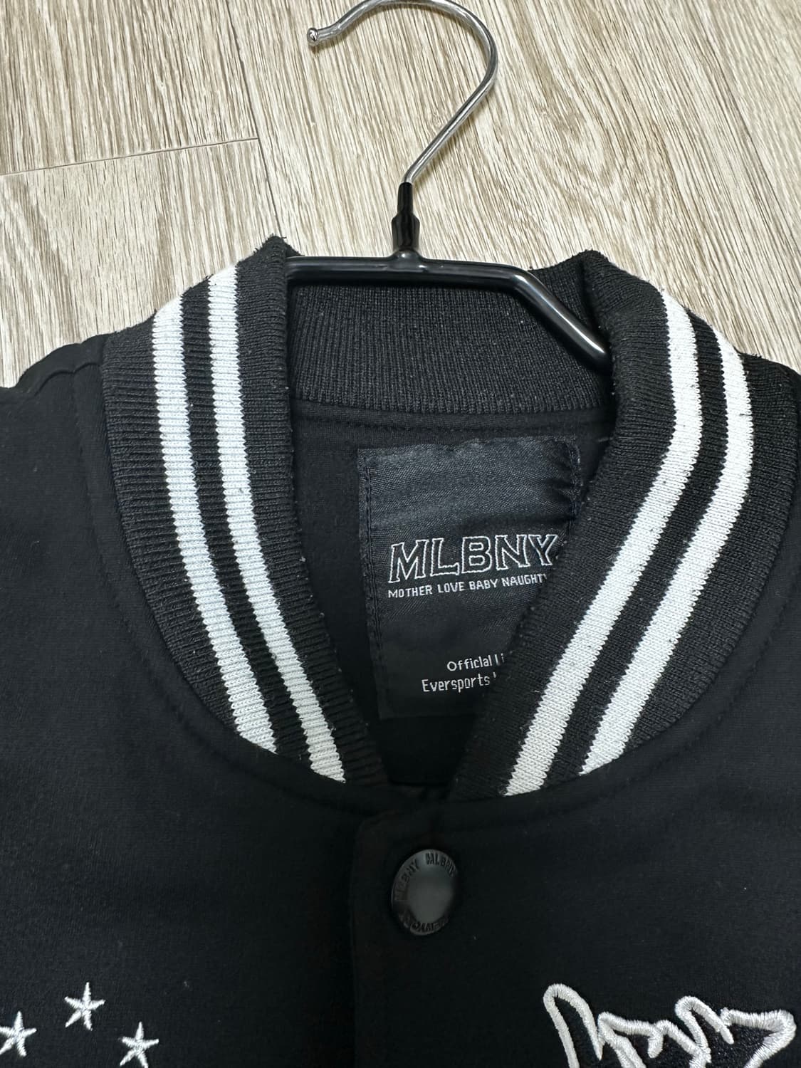 MLB NY 뉴욕양키스 슬랜더 야구점퍼 블랙 상품이미지3