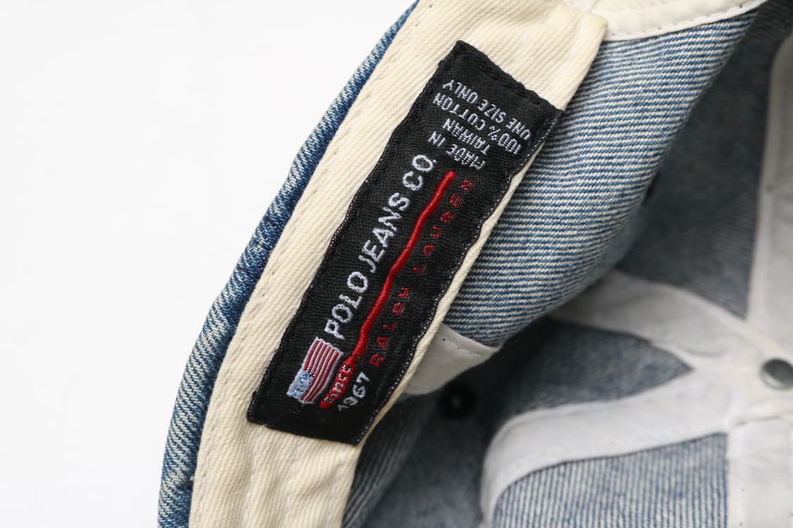 90's 폴로 진스 데님 볼캡 모자 상품이미지6