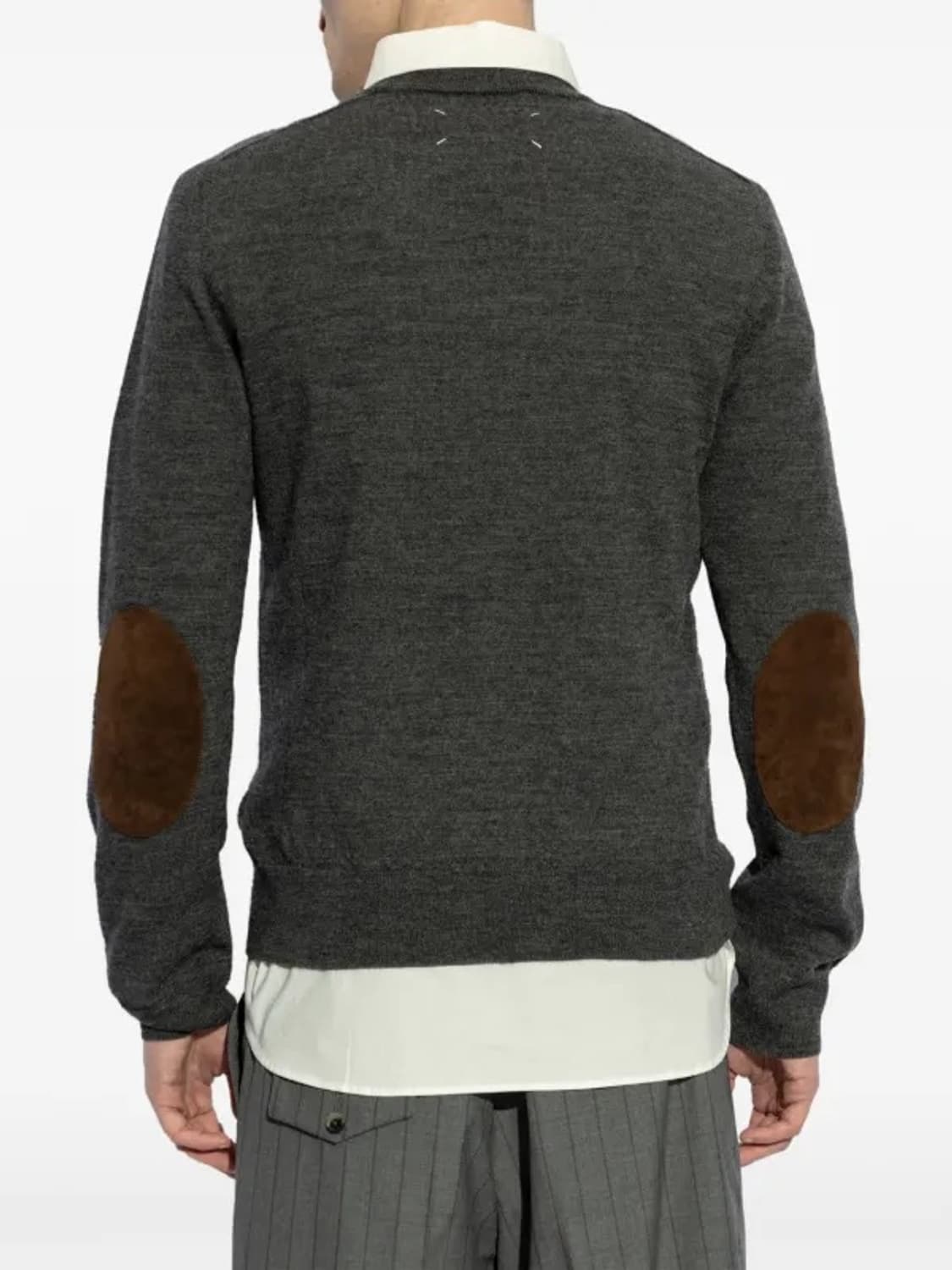 메종마르지엘라 엘보우 패치 울 니트 상품이미지2