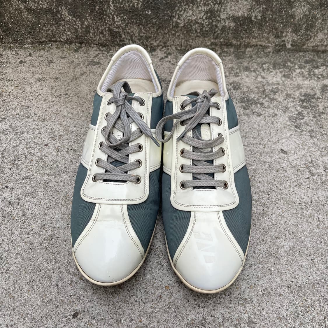 [43] Giorgio Armani 2000s 레더 로우탑 스니커즈 상품이미지4