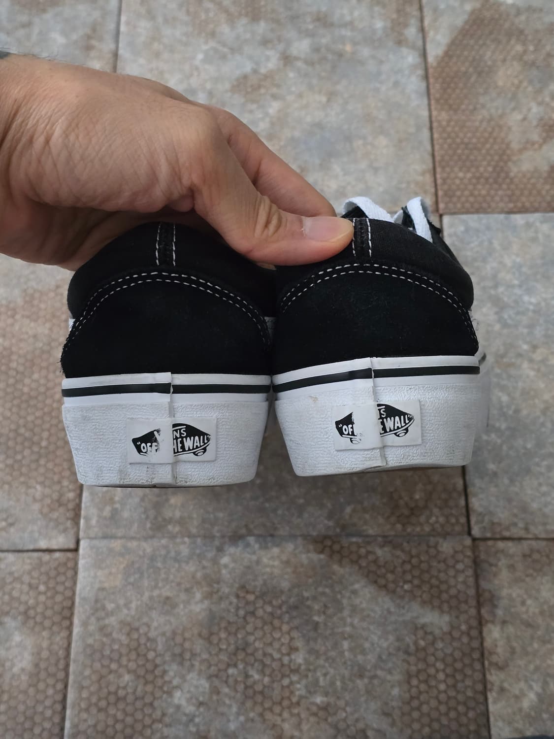 (230)반스 올드스쿨 플랫폼 검흰 상품이미지9