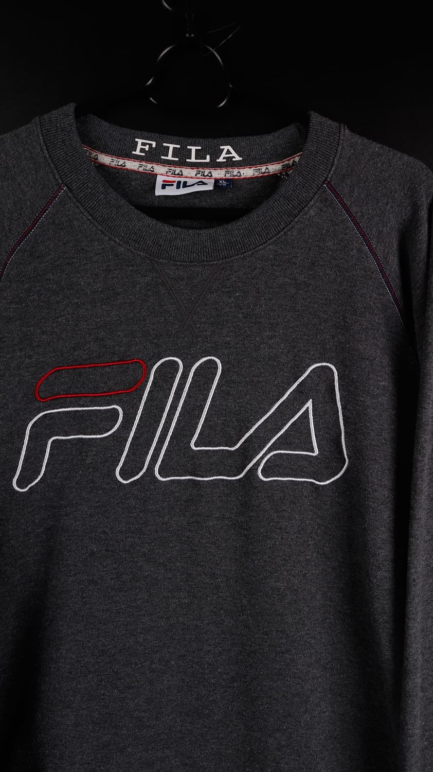 휠라 센터 로고 스웻셔츠  상품이미지4