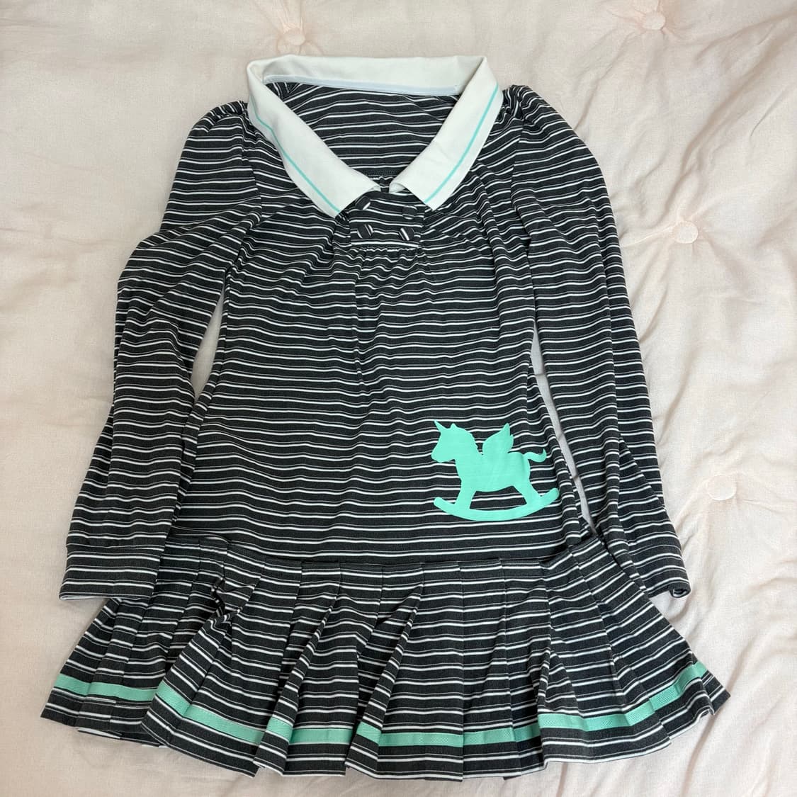 미야우웜 Pleated Babydoll Dress 상품이미지2