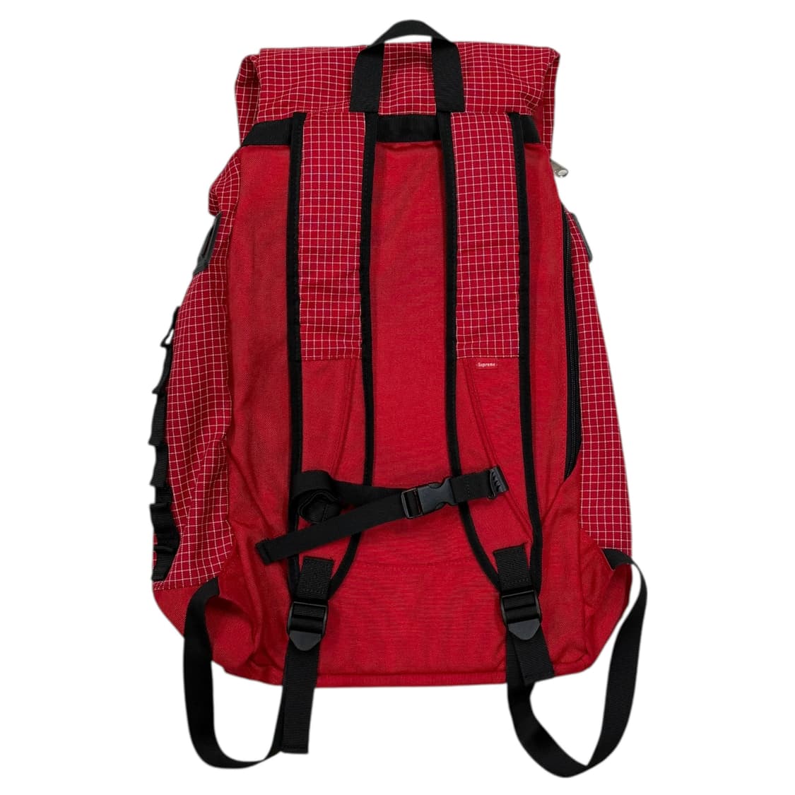 09FW 슈프림 드로우스트링 복조리 백팩 가방 체크 레드 상품이미지3
