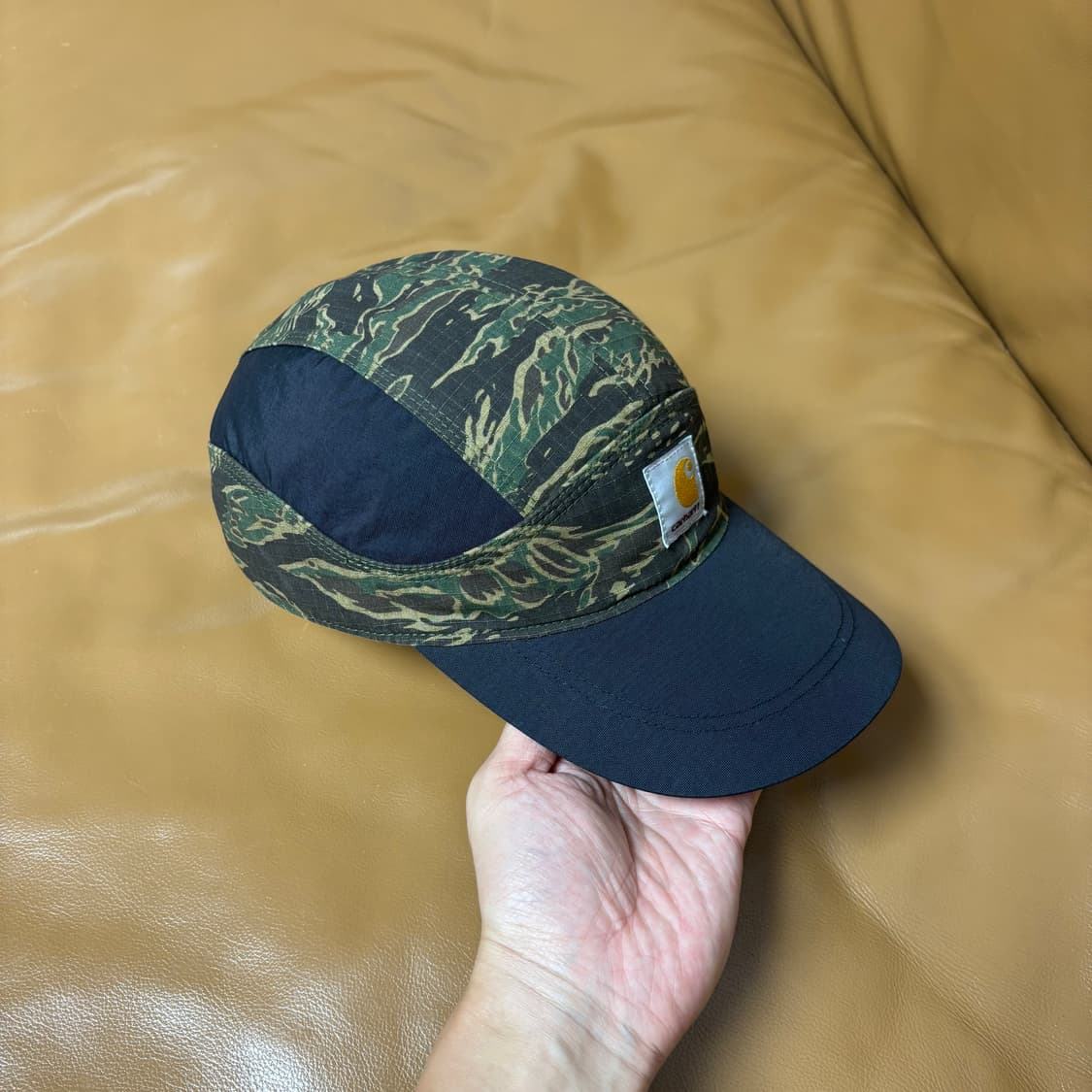 (Nike x Carhartt) 나이키x칼하트 카모 러닝 캠프캡 모자 상품이미지3