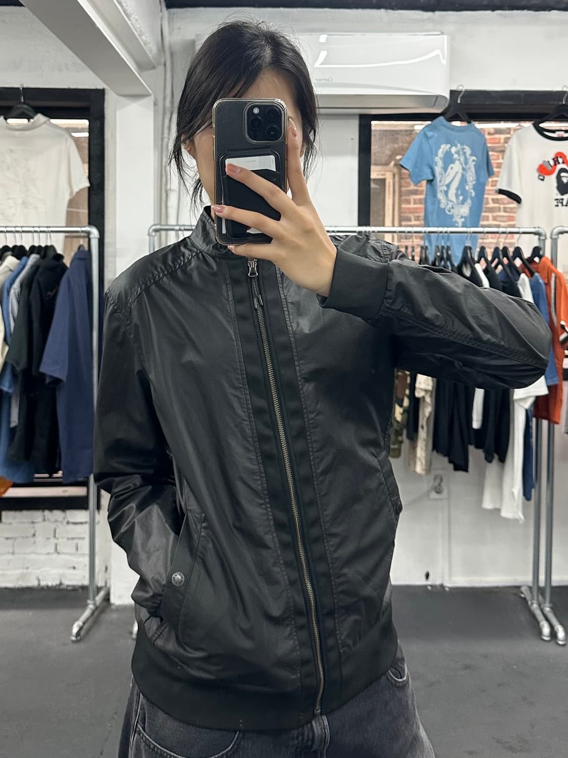 노스페이스 나일론 바이커 자켓 상품이미지2