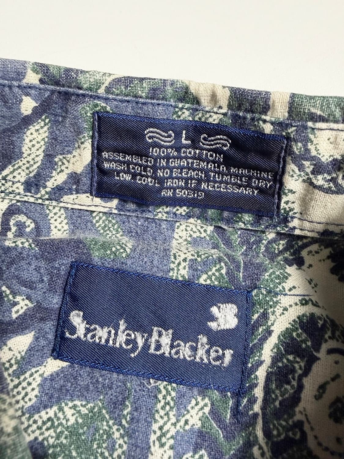 Selected00'sStanleyBlacker 하와이안반팔셔츠R2392 상품이미지5